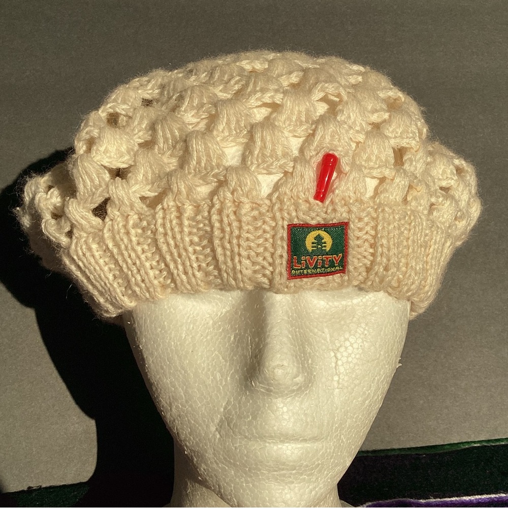 Livity outernational crochet sock slouch beanie wool hemp